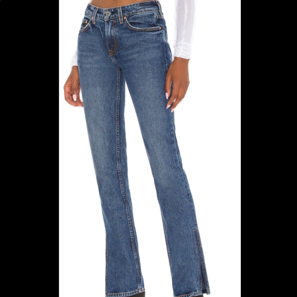 NWT- GRLFRND Hailey Low Rise Slim Boot in East Village